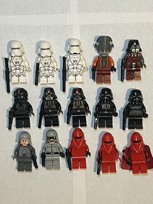 Lego Star Wars Lado Oscuro Minifigura Lote Guardia Real Nute Gunray Primer Orden Foto 1 de 4