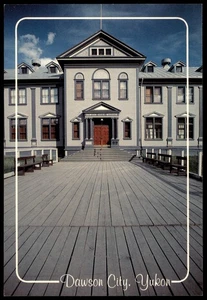 Vintage Dawson City Museum Yukon Postcard by Dexter Colour Canada - Picture 1 of 2