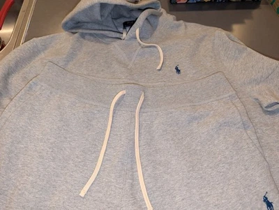 Nuevo Polo Ralph Lauren Polar Sudadera Para Hombres Talla XL Gris Jaspeado ¡Súper Suave!  Foto 1 de 4