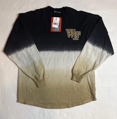 Spirit Jersey Ombre Wake Forest Demon Deacons Men Medium Long Sleeve Made in USA - Image 1 of 4