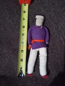 Vintage Indianer Stoffpuppe Primitive Navajo Handarbeit  - Bild 1 von 3