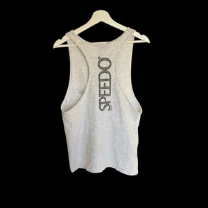 Herren 1993 Vintage Speedo weiß Tank Top Gr. Large Baumwolle Volleyball Strand - Bild 1 von 8