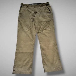 Pantalones de comercio Duluth para hombre 38x32 beige Class Act Wrinkle Fighter chinos - Imagen 1 de 13