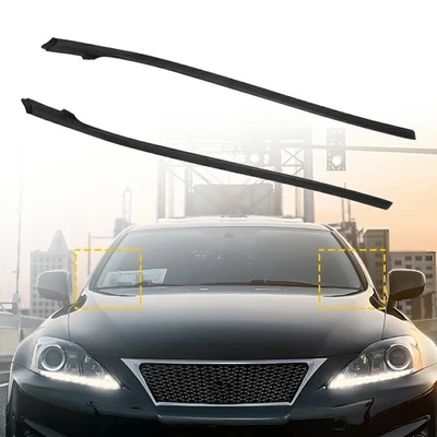 Windshield Moulding Kit W/Clips For LEXUS IS F IS250 IS350 7555153020 Left+Right - Image 1 of 4