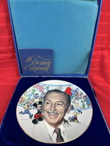  Commemoration Of The 85th Anniversary Of Walt Disney Plate in Original Box A55 - Picture 1 of 3