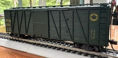 Accurail HO Kit 4010 40’ OB Wood End Boxcar Portland Terminal 2031 Assembled NY - Image 1 of 4