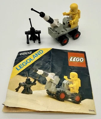 USED VINTAGE 1986 LEGO Space 6802 Space Probe 100% Complete w/ Manual - Image 1 of 3