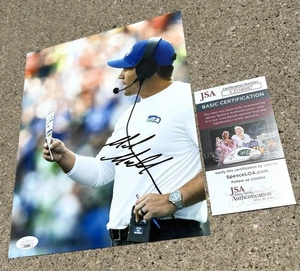 MIKE MACDONALD Seahawks foto firmata 8x10 JSA COA SEATTLE B - Foto 1 di 2