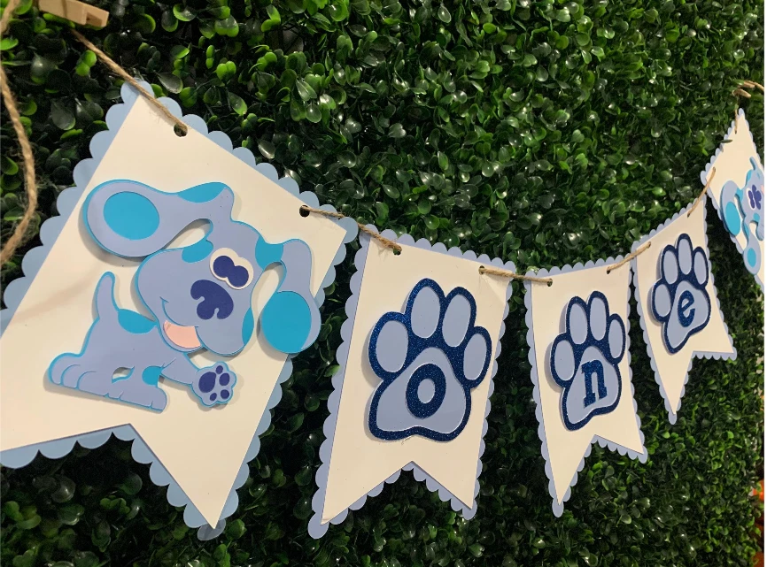 Blue’s Clues高脚椅横幅 — 第 1/2 张图片