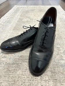 Allen Edmonds Park Avenue schwarze Leder Oxford-Schuhe Kappe Zehe elegante Schuhe 9.5D - Bild 1 von 9