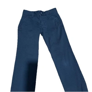 Cat & Jack NWT Girls Straight Fit School Uniform Pants, Navy Blue, Size 5Plus - Picture 1 of 4