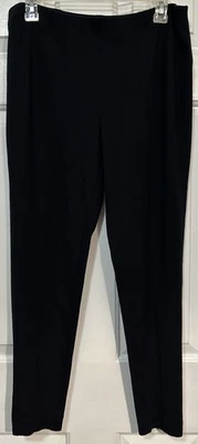 J. Jill Ponte Leggings Womens Large Black Pull On Stretch Career Work Pants - Image 1 of 4