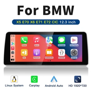 Apple CarPlay coche reequipamiento pantalla radio coche Linux para BMW X5/6 E70 E70 CIC - Imagen 1 de 12