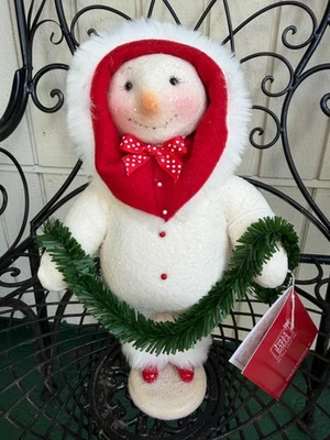 Byers Choice Jolly Happy Souls Ruby Garland Snowman Celeste Hibernal NEW RARE ! - Image 1 of 4