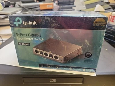 TP-Link TL-SG105E 5 Port Gigabit Easy Smart Managed Switch UK B/N SEALED - Image 1 of 4