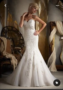 wedding dress size 14 - Picture 1 of 4