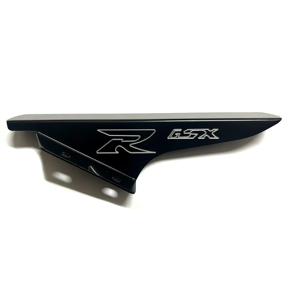 Cubierta de radiador protectora de cadena de aluminio para Suzuki GSXR600 GSXR750 2004-2005 negra Foto 1 de 4