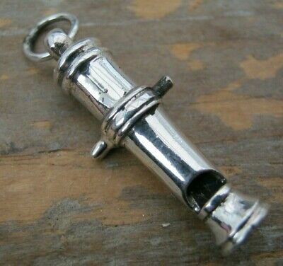 REAL SILVER Cannon Shaped Whistle Militaria Royal Navy - Admiral Of The Fleet  • 12.13€