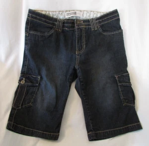 Ladies "Route 66" Size 7/8(W31xL11.5) Dk Blue, Mid Rise, Cargo Shorts - Picture 1 of 8