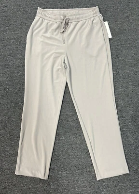 Pantalones de chándal JOIE bronceados Janeene elásticos recortados medianos nuevos con etiquetas Foto 1 de 4