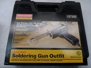 Craftsman Professional Dual Heavy-Duty Soldering Gun USA (400/150 W) - p/n 27320 - Picture 1 of 10