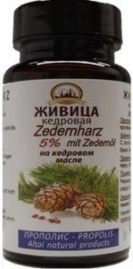 Zeder Nuss Öl, Zedernharz 5%, Kaltpressung, 100 ml, Propolis 1%, живица - Bild 1 von 8