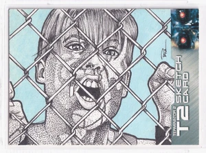2017 Unstoppable Cards Terminator 2 Sarah Connor Sketch Card by Paul Cowan SK1 - Picture 1 of 2
