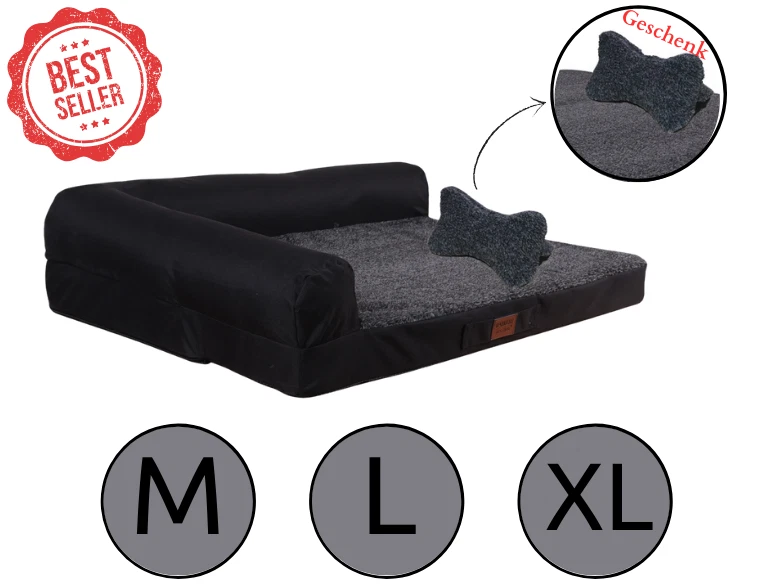 Maximum Pet Products Hundebett Wasserfest Größe XL - Violett, Robust & Kausicher, Für Aktive Hunde