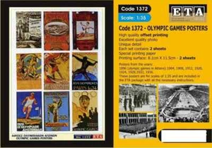 Carteles ETA Diorama 1/35 Segunda Guerra Mundial Juegos Olímpicos (2 hojas) - Imagen 1 de 1