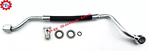 5293503 Turbo Coolant Drain Tube Hose Pipe W/Fittings For Dodge Ram 6.7 Cummins - Picture 1 of 5