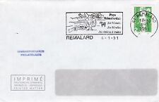 S44 enveloppe thème Chien oblitération Pays Remalardais REMALARD 4/01/1991