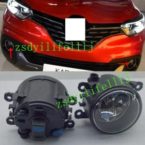 2x Para Renault Kadjar 2015-2017 Delantero Izquierdo Derecho Faro Antiniebla Bombilla Cubierta Marco - Imagen 1 de 1