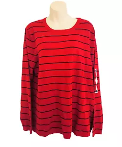 Covington Plus Size Women’s Pullover Sweater – Long Sleeve, 1X (16W-18W) - Picture 1 of 9