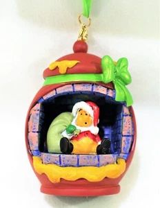 Disney Winnie the Pooh Magic Buceo Adorno Santa Pooh Iluminación Chimenea - Imagen 1 de 5