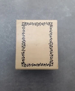 Dianne J Hook Ranken und Herzen Rahmen Gummistempel Hook's Lines & Inkers 1993 - Bild 1 von 6