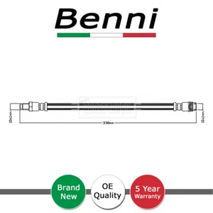 Brake Hose Front Benni Fits Dacia Sandero 2008- 6001547819 - Picture 1 of 4