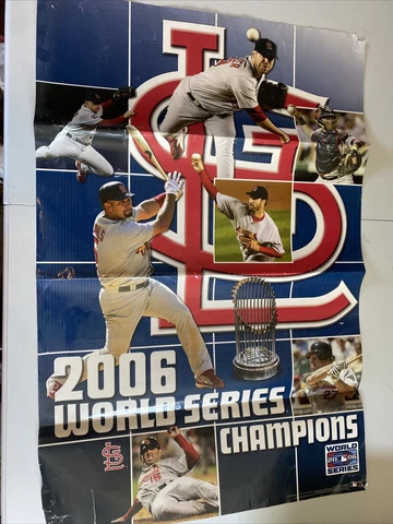 St. Louis Cardinals 2006 WORLD SERIES CHAMPIONS Commemorative 22x34 POSTER Cover