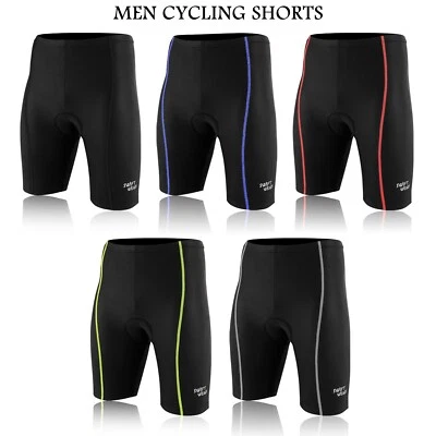 Mens Cycling Cycle Shorts Breathable Anti Bac Padded MTB Biking Cycling Shorts - Image 1 of 4