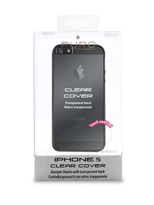 Custodia cover iphone 5/5S IPC5SOFTBLK puro custodia - Foto 1 di 1