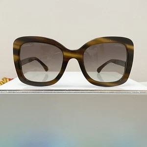 New Chanel Green Tortoise Shell Cat Eye Sunglasses - Picture 1 of 7