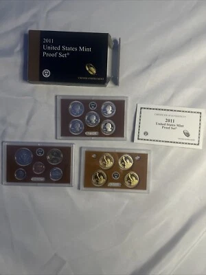 2011 Clad Proof Set U.S. Mint Original Government Packaging OGP COA - Image 1 of 4