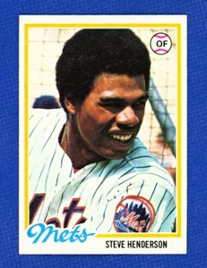 ⚾ 1978 Topps Baseball Set Break # 134 Steve Henderson RC New York Mets Rookie - Picture 1 of 2