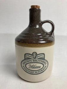 Brown Brothers Milawa Vineyard Australia Moonshine Jug Decanter Retro - Picture 1 of 6