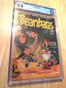 beanbags #2 spring 1952/cgc 5.0/ziff-davis pup/off white to white - Picture 1 of 8
