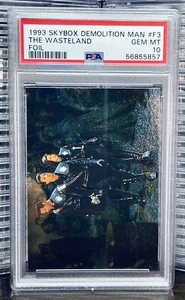 Sylvester Stallone 1993 Skybox Demolition Man Folienkarte PSA 10 EDELSTEINE NEUWERTIG POP 1 - Bild 1 von 2