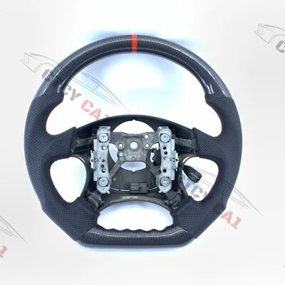 Volante de fibra de carbono personalizado para Subaru Impreza WRX 2002-2004 Foto 1 de 4