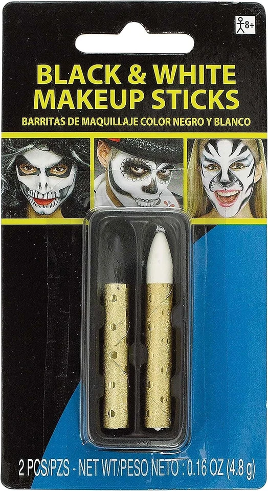 Черно-белый макияж палочки костюм карнавальный костюм аксессуар для Хэллоуина - Изображение 1 из 1