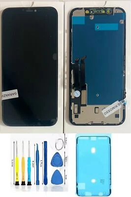 SMILE REPAIR LCD DISPLAY APPLE IPHONE XR TOUCH SCREEN VETRO SCHERMO PARI ORIGINALE TOP 1:1