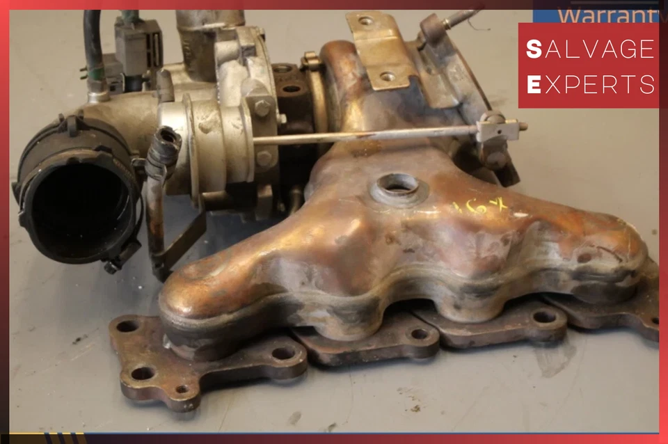 Conjunto turbocompresor Jaguar XF XE 2013-2017 motor de gasolina con colector OEM Foto 1 de 4