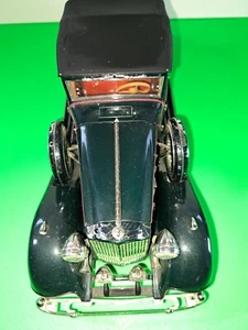 Anson 1934 PACKARD V12 CABRIOLET CONVERTIBLE IN BLACK/RED TRIM RARE VINTAGE - Picture 1 of 12